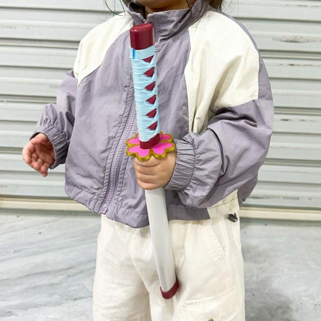 コスプレ用の日輪刀 鬼滅の刃 日輪刀 子供用 コスプレ道具 ABSプラスチック 43CM 模造刀